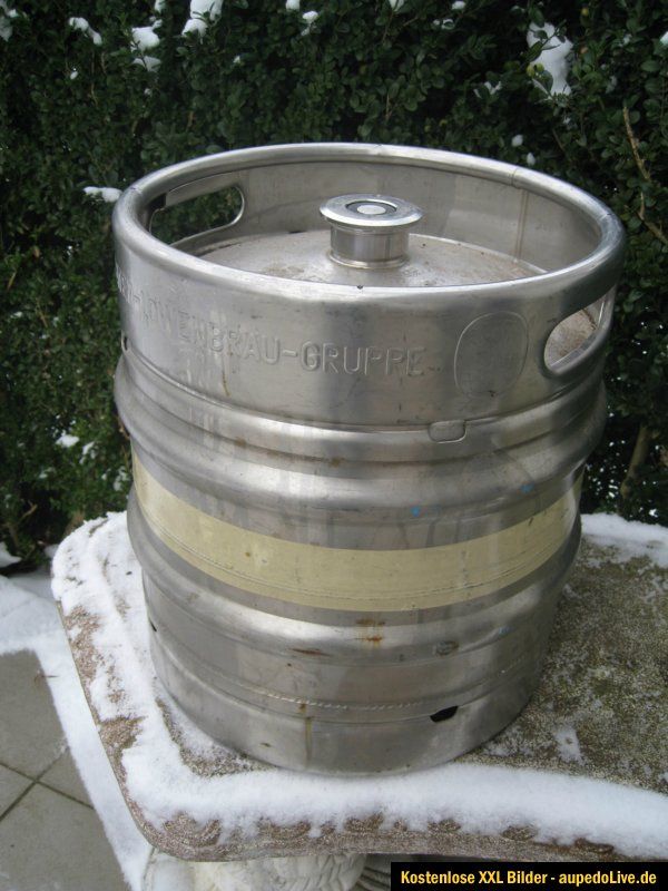 30 l Bierfass, Edelstahlfass Edelstahl Spaten Löwenbräu Gruppe