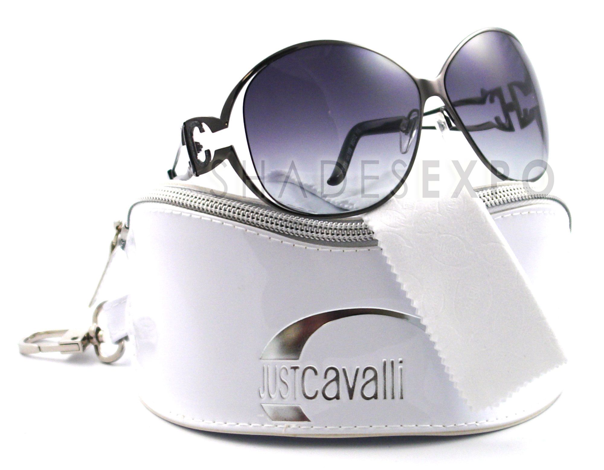 NEW Just Cavalli Sunglasses JC 217S BLACK 08B JC217 AUTH