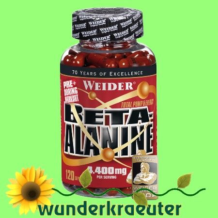 Weider Beta Alanin 120 Kapseln Muskelpump Carnosin