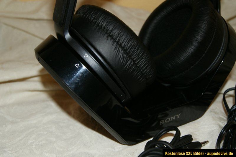 SONY WIRELESS MDR RF860RK Kabelloser Funkkopfhörer   Schwarz