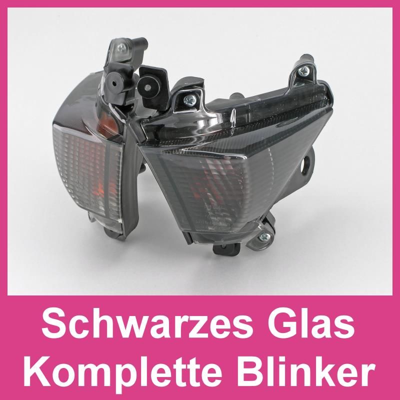 SCHWARZE BLINKER VORNE KAWASAKI ZX10R ZXT00CCA (04 05)