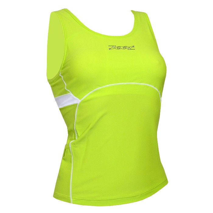 ZOOT TRIFIT RACERBACK 09 Da. Triathlon Laufshirt grün M