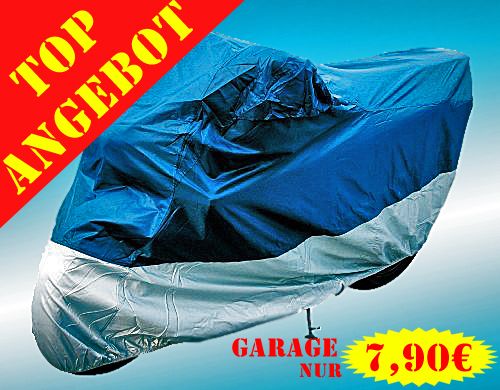 Ganzgarage Abdeckplane Motorradplane Garage 246 x 105 x 127 cm