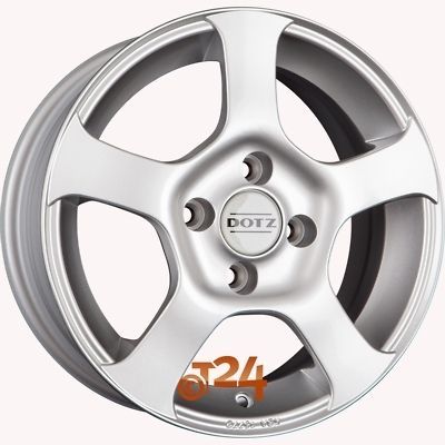 TOP 4 Stück Felgen 14 Zoll 5x100.00 DOTZ IMOLA Silber Alufelgen