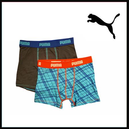 Puma Bodywear Boys Boxershorts Doppelpack blue