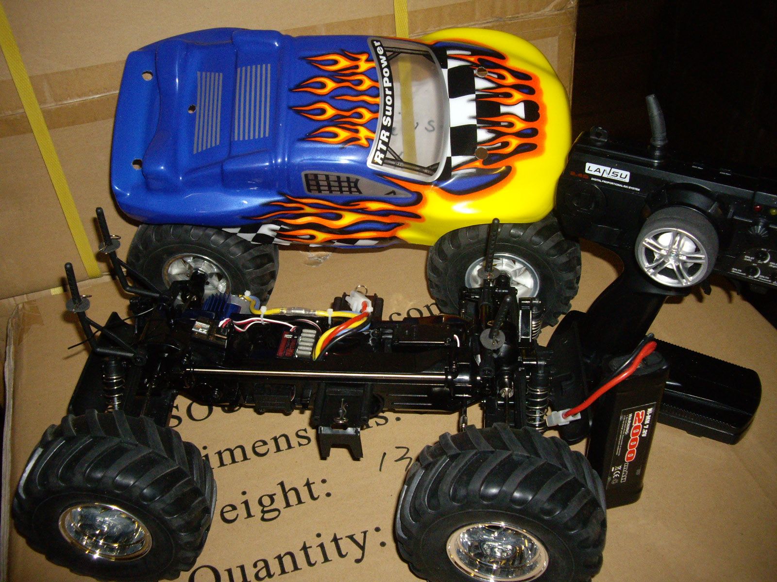 DW259 Seben 2 4 GHZ Buggy Elektro RC Auto 4WD RTR 560 1 10