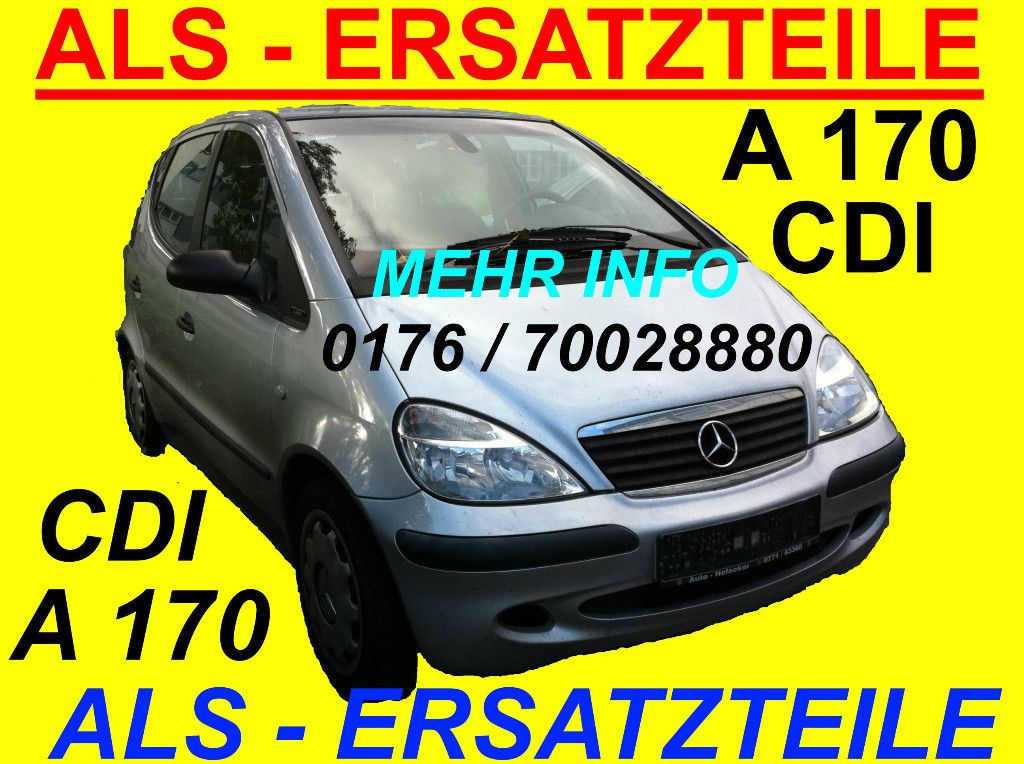 Mercedes A 170 CDI W168 70KW Ersatzteile Gebraucht Teile Autoteile