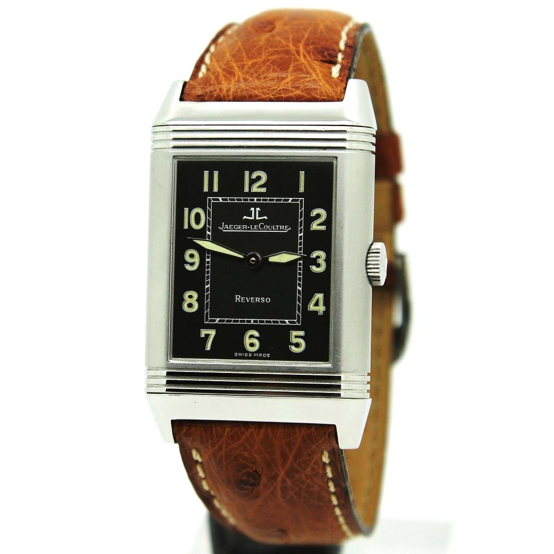 LECOULTRE REVERSO SHADOW GRANDE TAILLE STAHL HANDAUFZUG REF 271.8.61