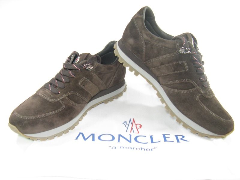 MONCLER SCHUHE SNEAKER Gr 40 260E PREISVORSCHLAG 41600 BRAUN HERREN