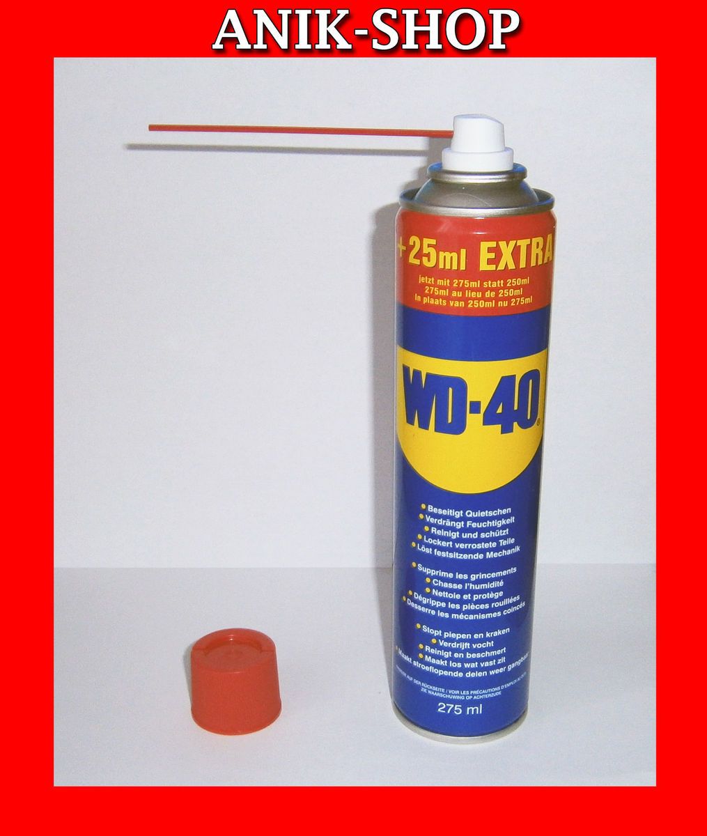 WD 40 275ml Rostlöser Schmiermittel WD40 Multifunktionsöl Spray