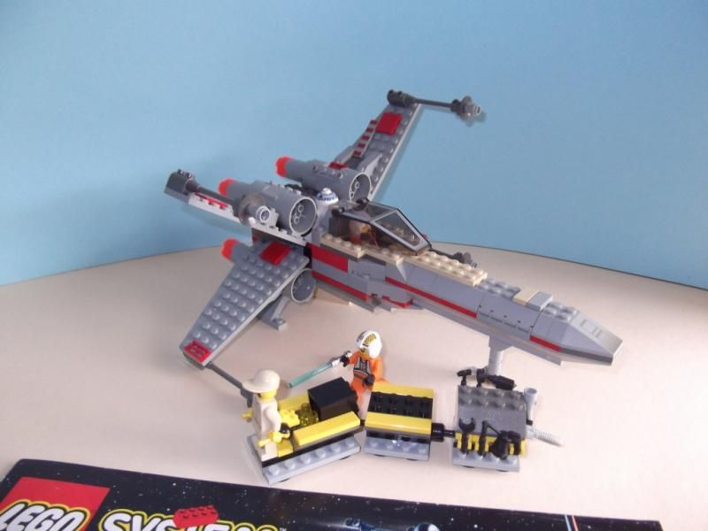 Wing Fighter 7140 von 1999 Komplett mit 4 Figuren + OBA (283)