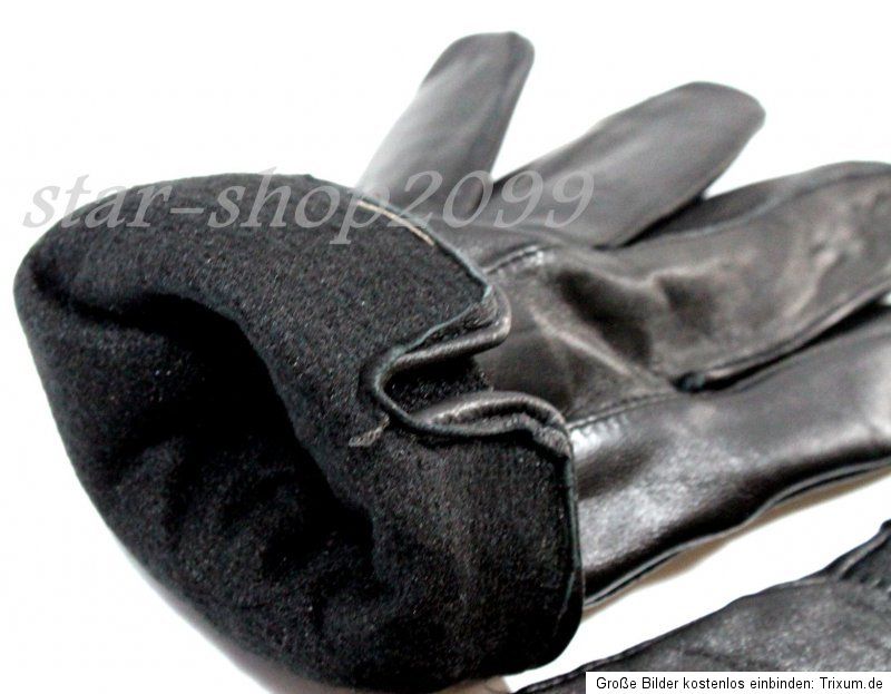 Herren Leder Handschuhe Winter Gefüttert Gr. M L XL XXL NEU