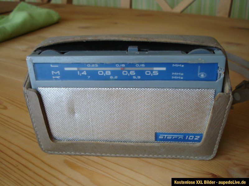 DDR RFT Taschenradio Stern 102 VEB Stern Radio Berlin Kofferradio