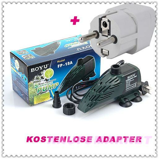 NEU Aquarium Tank Pumpe Tauchpumpe Submersible Pump 7,5W 750L/H