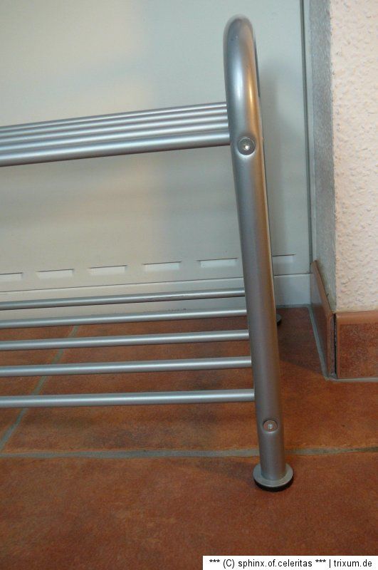 Schuhablage Schuhständer Schuhregal Metall stabiler Stand 88cm breit