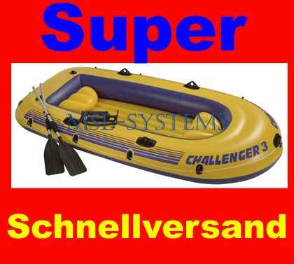 Challenger 3 Boot Set 295 x 137 x 43 cm 2 Paddel á 122 cm, Handpumpe