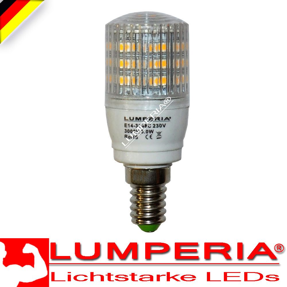 LUMPERIA® E14 48 SMD 3528 320° LED Rundstrahler 3W=240lm Lampe