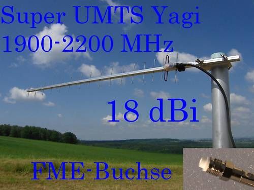 UMTS 18dBi Yagi Antenne Huawei E600 E612 E618 E620 E321