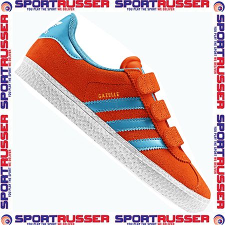 Adidas Gazelle 2 CF Junior orange/blue/white Klett