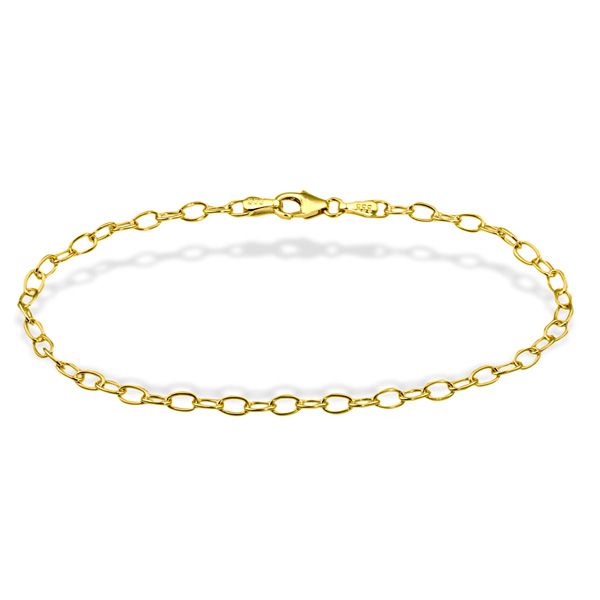 goldmaid Armband Gold 333 Erbskette Länge 19 cm Charms