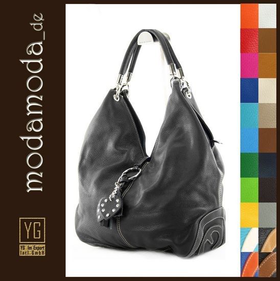 ital. Tasche Handtasche Damentasche Ledertasche Schultertasche Leder