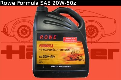 Rowe Motorradöl Motoröl 4 Takt 20W 50 z 20W 50z 5Liter (1L 5,00