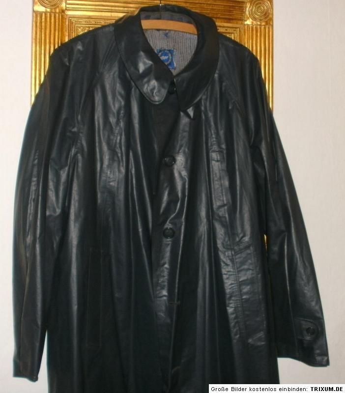 Regenmantel Vintage Latex Rubber Raincoat Herren Gummimantel 344