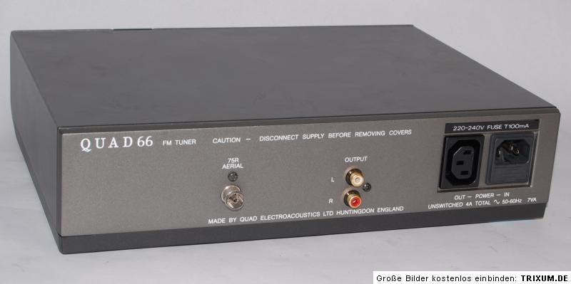 QUAD FM 66 FM66 Tuner in seltenem sehr guten Zustand