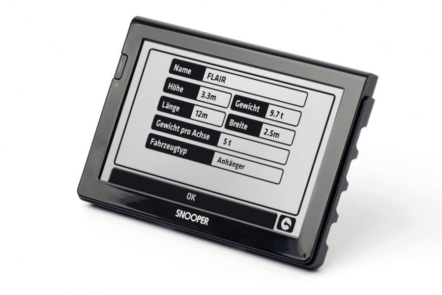 Snooper S7000 Caravan Navigation inkl.Farb Rückfahrkamera motorischer