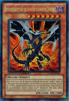 YUGIOH Niederträchtiger rotäugiger schwarzer Drache SR