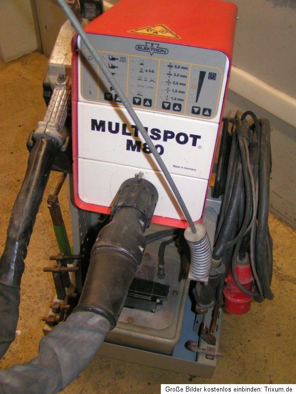 MULTISPOT M80 WASSERGEKÜHLT ELEKTRON PUNKTSCHWEIßGERÄT+ SPOTTER