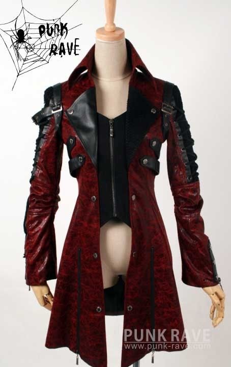 UNISEX goth punk kera cosplay Japan Jacke Blazer Mantel