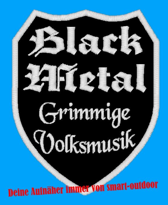 Patch Heavy Black Metal Gothic Punk Aufnäher Wappen