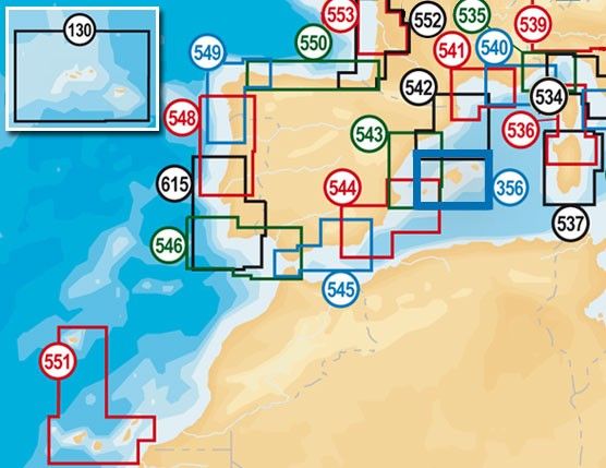 Navionics elektronische Seekarte Gold Small XL (diverse Regionen