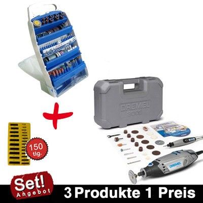 Dremel 3000 1 25 Multitool Multifunktionswerkzeug 352 tlg Zubehoerset