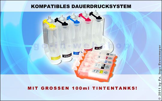 Dauerdrucksystem Ciss System für HP364 Patronen HP C309a C309g C310a