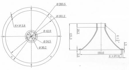 Kugelwellen Horn GBS 373