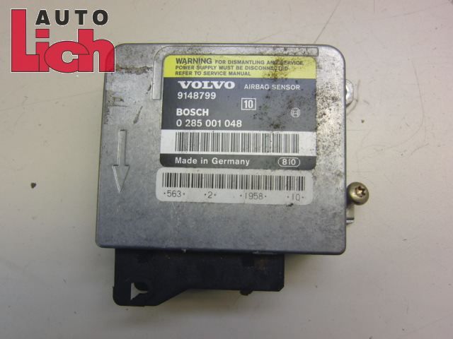 Volvo 850 BJ95 Airbag SG ECU Steuergerät 0285001048