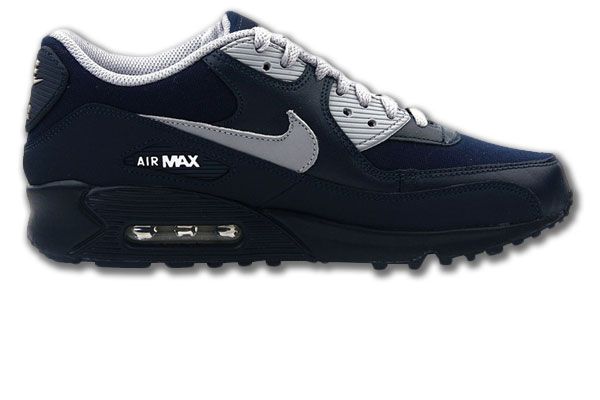 Nike Air Max 90 Navy/Grau Neu Größen wählbar Classic BW 2 II Leder