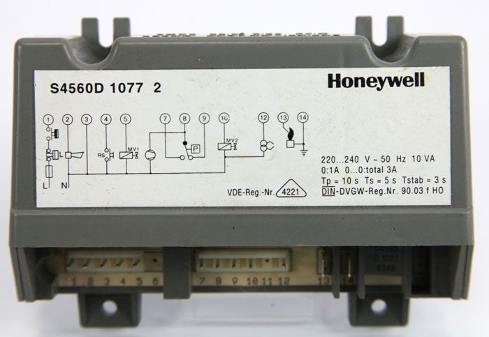 Honeywell s4560d 1077 / 2 Gasfeurungsautomat (c390)