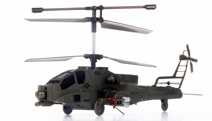 RC HUBSCHRAUBER HELIKOPTER SYMA S009G GYRO APACHE AH 64