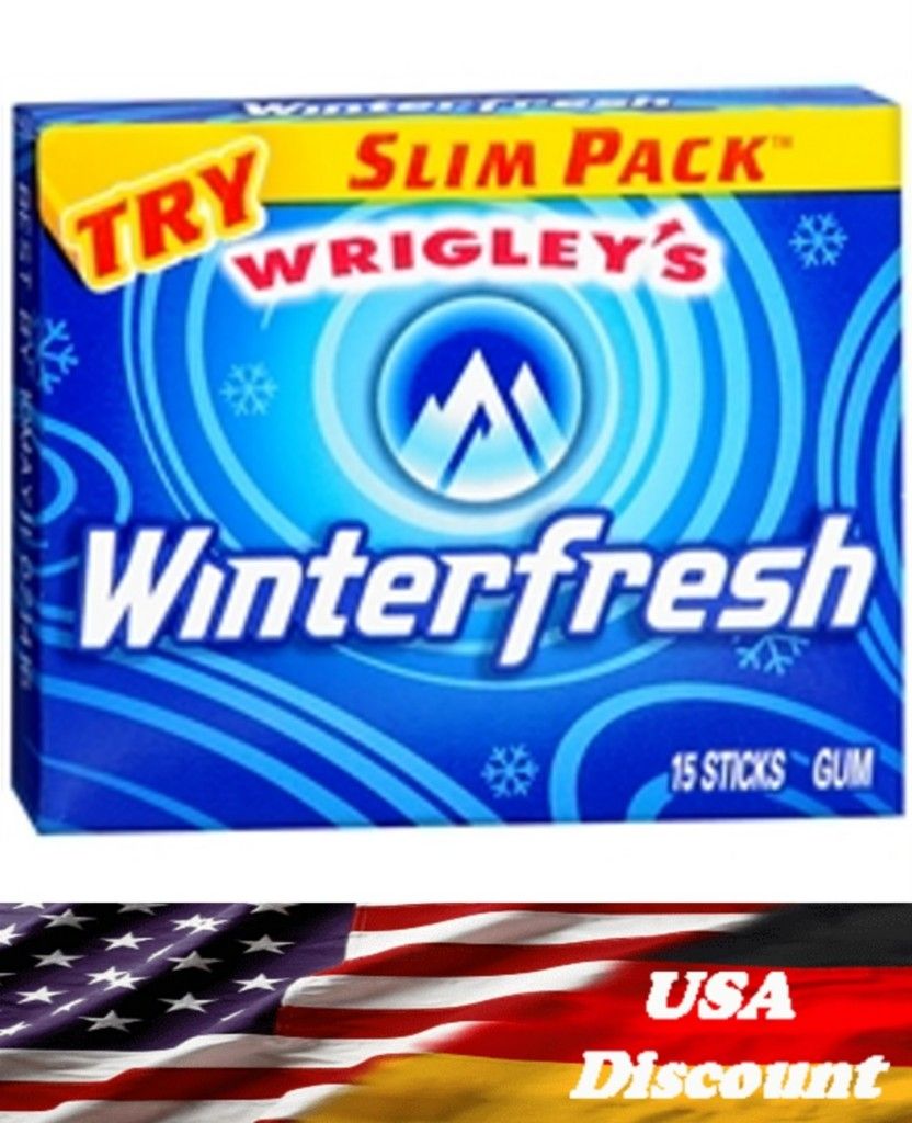   Wrigley`s WINTERFRESH 27 Pack. x 15 = 405 Streifen 