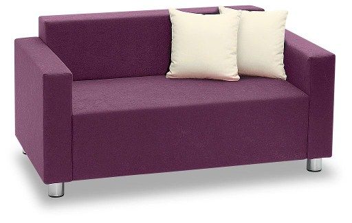 Sofa Zweisitzer Kindersofa Kindercouch Inge brombeer