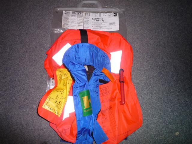 Kadematic Junior Kinder Rettungsweste Typ 15 BeBe AL Offshore Hochsee