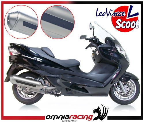 Auspuff Leovince 4Road 7434C Suzuki Burgman 400 K7 07