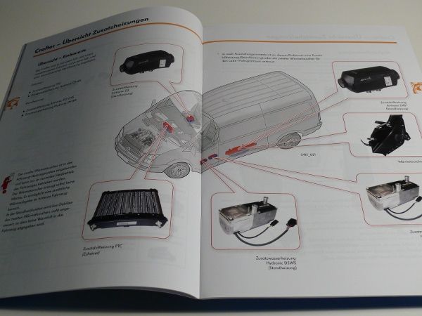 SSP 415 VW CRAFTER Zusatzheizungen Hydronic Airtronic