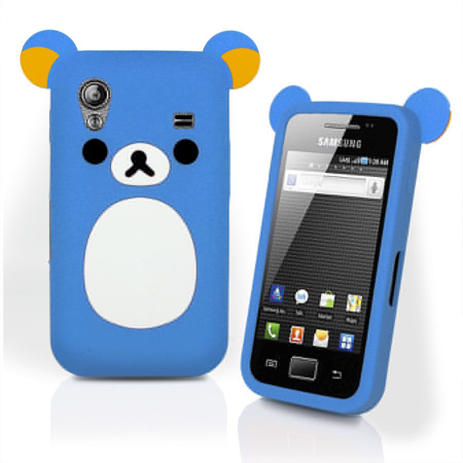 BEAR Soft Silicone Case For Samsung S5830 Galaxy Ace + Screen