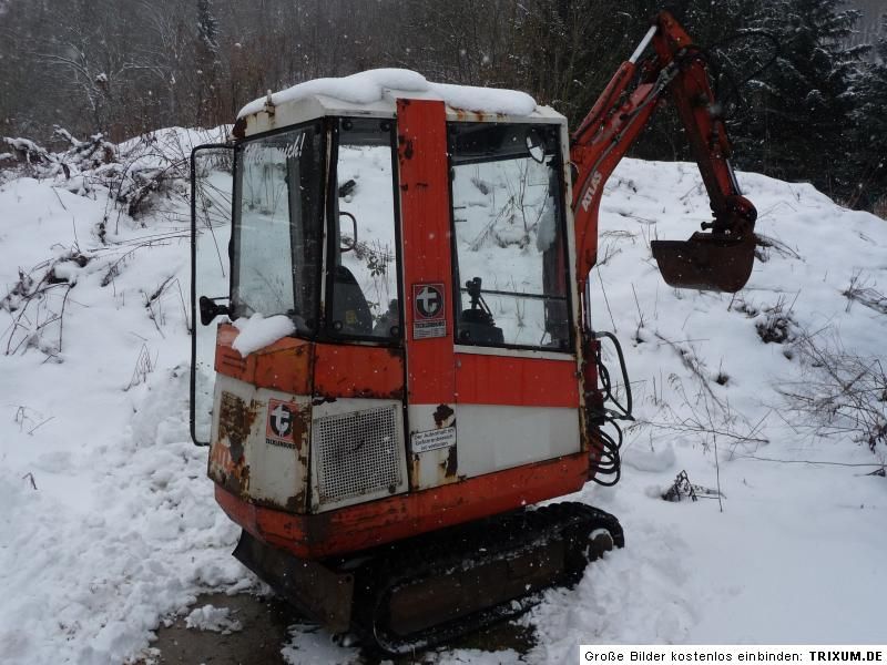 Minibagger Atlas 404 1,5 Tonnen