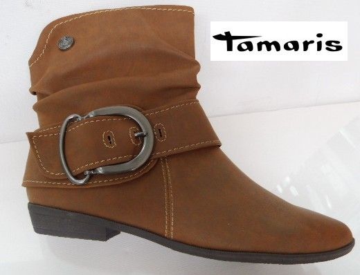 tamaris Stiefel Stiefellette muscat antik Schnallen Optik Gr.37 42