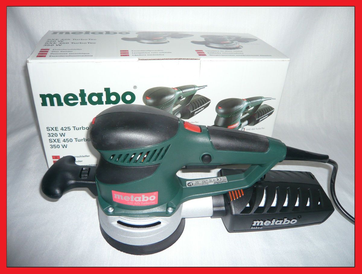 METABO Exzenterschleifer SXE 425 TurboTec Polierer Excenterschleifer